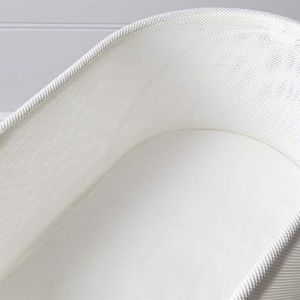 SNOO smart sleeper bassinet organic cotton fitted sheet.